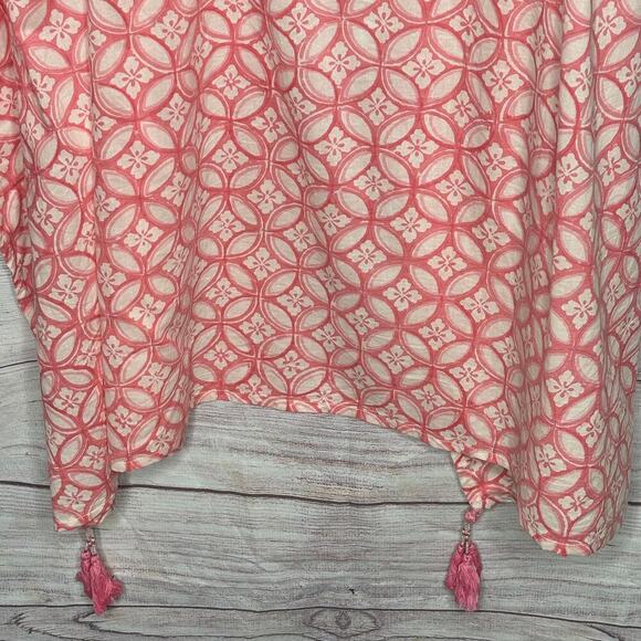 Pax Philomena Nina Pink Short 100% Cotton Trendy Barbie Kaftan Size One Size - Picture 6 of 9